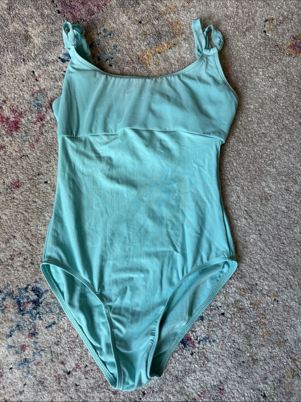 Classic Women's Tank One-Piece Swimsuit in Light Aqua